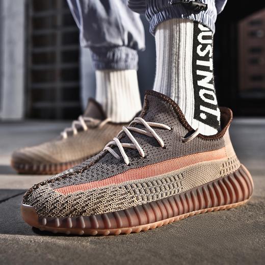 【特价99元】飞织透气网面鞋男防臭运动椰子鞋男士休闲鞋女士运动休闲鞋【WG3527】 商品图0