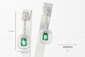 碧波·宝石镶嵌 | 耳钉