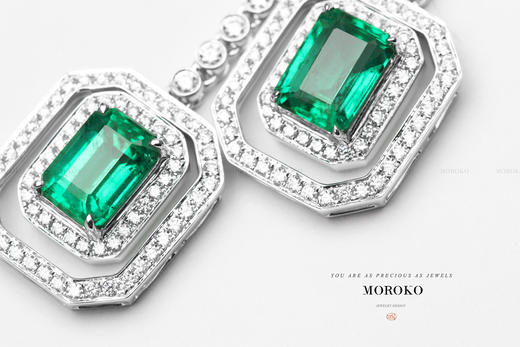 碧波·宝石镶嵌 | 耳钉 商品图5