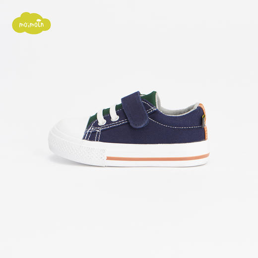 moimoln小云朵童鞋男女宝宝学步鞋春秋款儿童魔术贴帆布鞋板鞋LOF1IZSZ08 商品图1