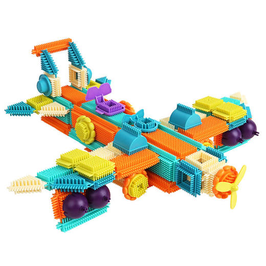 Nukied纽奇百变积木儿童大颗粒刺刺拼搭搭建DIY玩具 商品图2