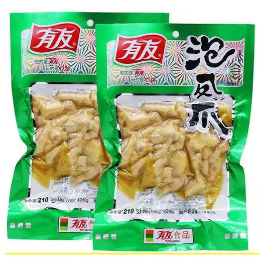 【9.9元/袋】有友山椒泡凤爪210g（0800781） 商品图0