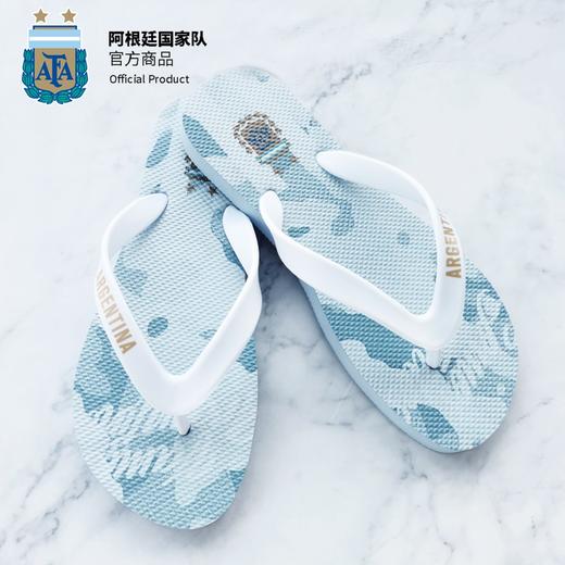 阿根廷国家队官方商品丨新款人字拖情侣夹脚海沙滩拖鞋梅西足球迷 商品图3