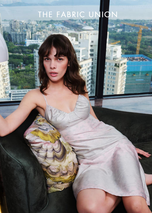 THE FABRIC UNION「海上梦旅」系列服装 印花吊带睡裙 商品图3