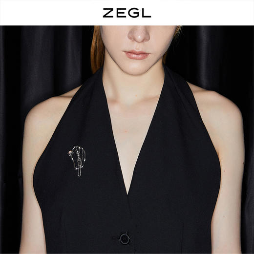 ZEGL设计师2021新款白日梦游胸针ins女潮个性复古西装别针配饰品 商品图2
