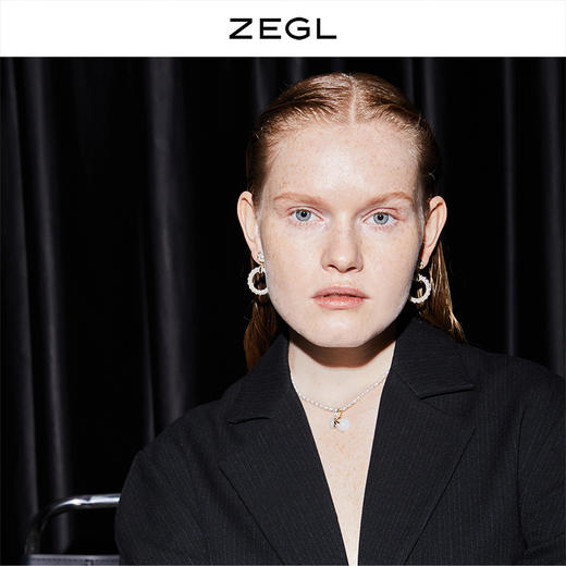 ZEGL高级感淡水珍珠项链女年轻款轻奢小众时尚白玉吊坠气质锁骨链 商品图1