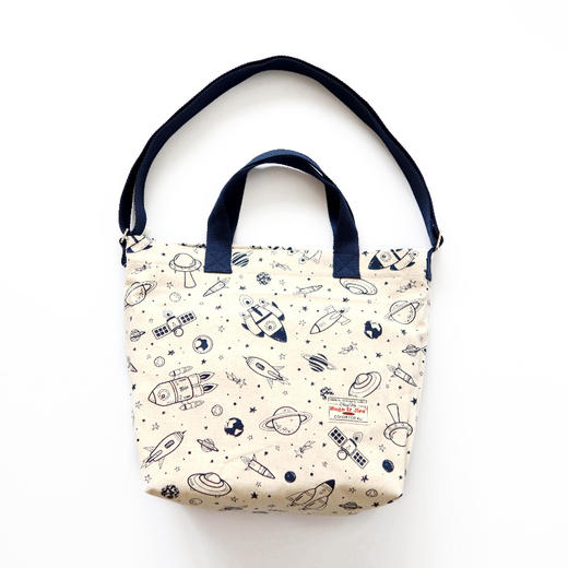 HUJI祤集HoriSling手提斜挎包插画宇宙飞船 商品图0