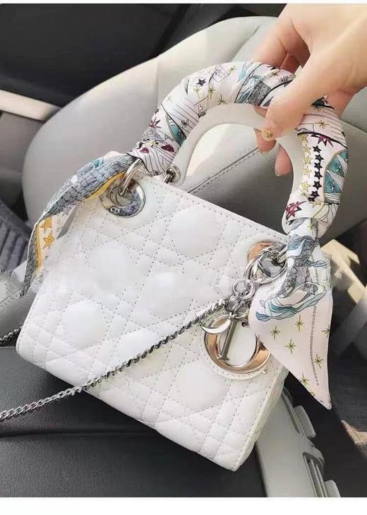 价值2000+ 一巾难求！迪&奥DIO*R 塔罗牌系列桑蚕丝束发带/飘带丝带 100%桑蚕丝斜纹绸缎 百搭有气质 可飒可甜 超适合凹造型 命运/恋人/女神/太阳/月亮/星星 人手一条 商品图7