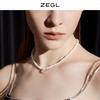 ZEGL高级感法式复古淡水珍珠项链女巴洛克轻奢小众气质吊坠锁骨链 商品缩略图4
