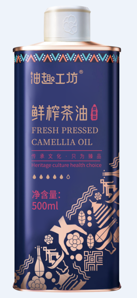 千岛源油趣工坊鲜榨茶油
