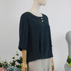 FOCALS女装夏季新款纯色圆领百搭通勤T恤上衣RGBN292G7 商品缩略图1