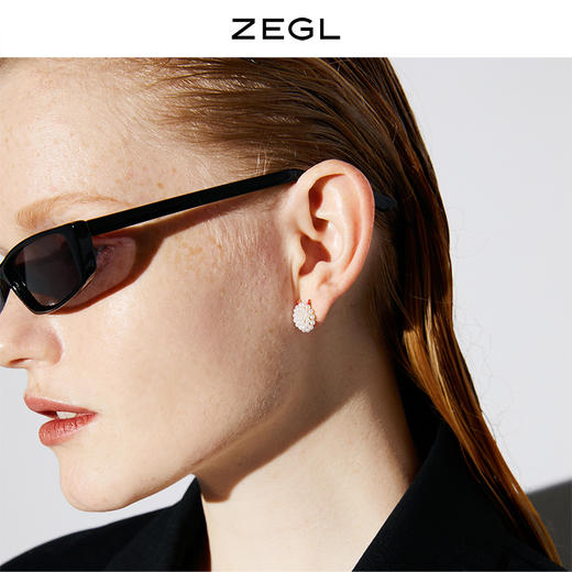 ZEGL本命年小牛耳钉简约女小巧适合过年的耳环高级感925银针耳饰 商品图4