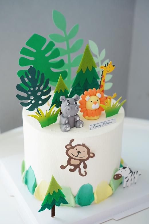 主题奶油蛋糕 | 鲜果原味奶油 - 动物乐园 商品图1