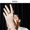 ZEGL高级感不规则戒指女复古港风小众指环简约时尚个性开口食指戒 商品缩略图2