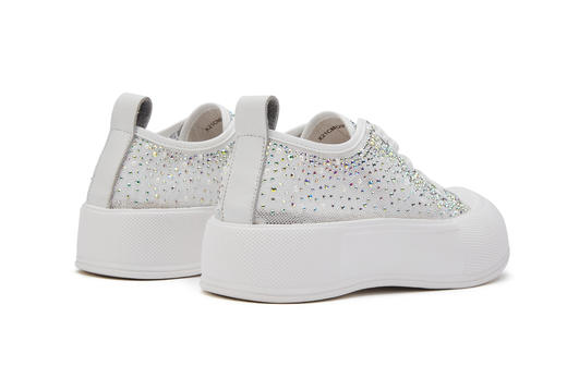 西村名物2021秋新款街头球鞋运动板鞋网红国潮休闲鞋女X21CM32911 商品图3