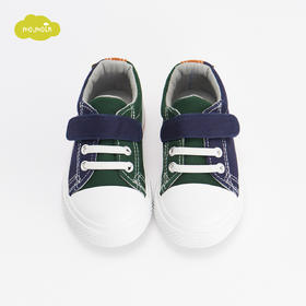 moimoln小云朵童鞋男女宝宝学步鞋春秋款儿童魔术贴帆布鞋板鞋LOF1IZSZ08
