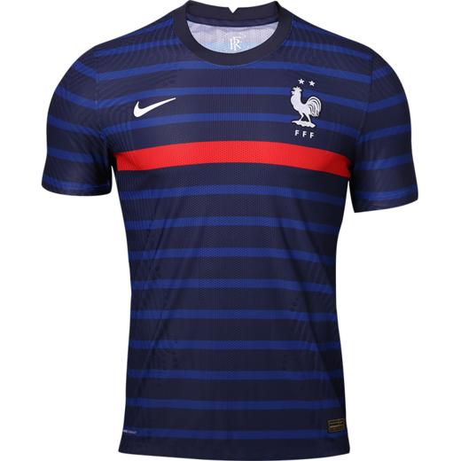 小李子NIKE/耐克欧洲杯法国队足球训练短袖热身服男子CD2578-100 商品图3