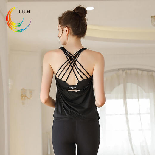 LUM29775露檬新款瑜伽背心 商品图2