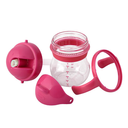 tot成长型带手柄吸管杯150ML（粉色） OXO 61101000 商品图4