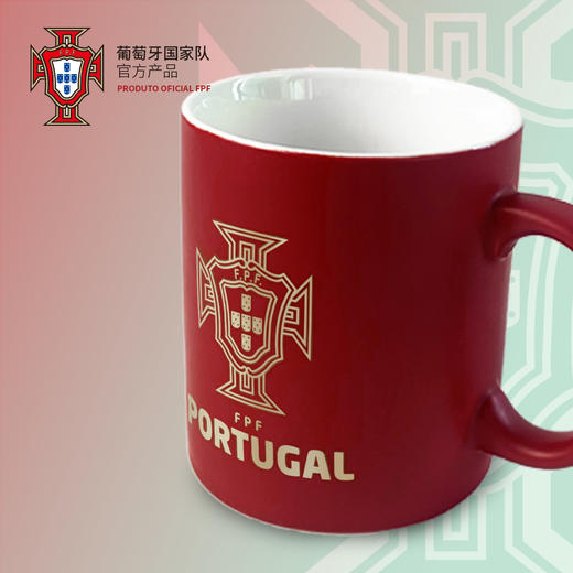 葡萄牙国家队官方商品 | 陶瓷马克杯 C罗B费球衣印号款纪念水杯子 商品图2