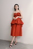 Puff-Sleeve Tiered Dress suit 商品缩略图3