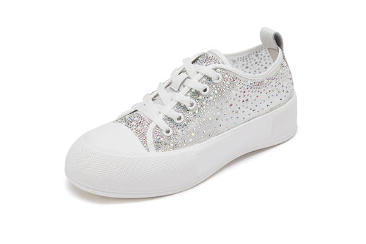 西村名物2021秋新款街头球鞋运动板鞋网红国潮休闲鞋女X21CM32911 商品图2