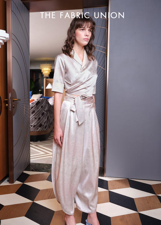 THE FABRIC UNION「海上梦旅」系列服装 套装:休闲度假上衣+休闲度假阔腿裤 商品图3