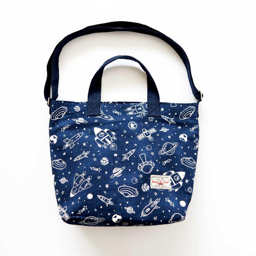 HUJI祤集HoriSling手提斜挎包插画宇宙飞船 商品图1