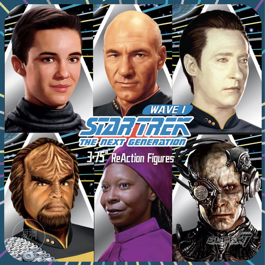 现货 Super7 星际迷航 下一代 Star Trek 挂卡 复古 摆件 商品图1