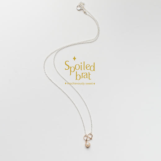 spoiledbrat jewelry小咸水面包金银配彩色宝石项链 商品图1