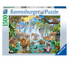 Ravensburger拼图 平面拼图1500片瀑布前的非洲动物RAVC164615 商品缩略图2
