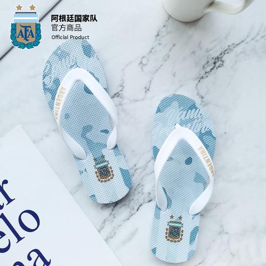 阿根廷国家队官方商品丨新款人字拖情侣夹脚海沙滩拖鞋梅西足球迷 商品图4
