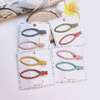 【兔猫耳朵夹】莫兰迪边夹儿童发夹女一字发卡头饰品时尚饰品 商品缩略图3