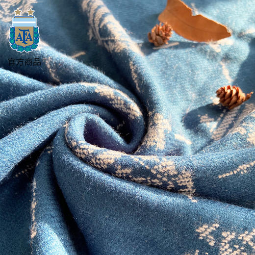 阿根廷国家队官方商品丨加大仿羊绒披肩毯子梅西足球迷周边新款冬 商品图3