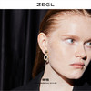 ZEGL不规则耳钉女高级感复古气质仿珍珠耳坠耳环925银针网红耳饰 商品缩略图3