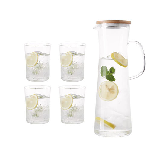 【多样屋专柜】多样屋竹风玻璃水具组－1100ml 商品图3