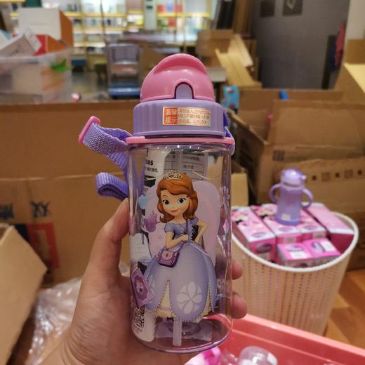 联众米妮系列时尚吸管杯/420ML/HM3168N/透明玫红 商品图0