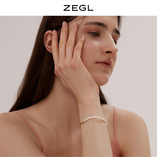 ZEGL设计师巴洛克淡水珍珠手链女夏ins小众设计冷淡风手饰品配饰 商品图2