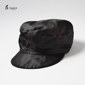 TANGY Collection/天意精品秋冬款羊毛桑蚕丝混纺贝雷帽L33407F