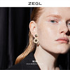 ZEGL不规则耳钉女高级感复古气质仿珍珠耳坠耳环925银针网红耳饰 商品缩略图1