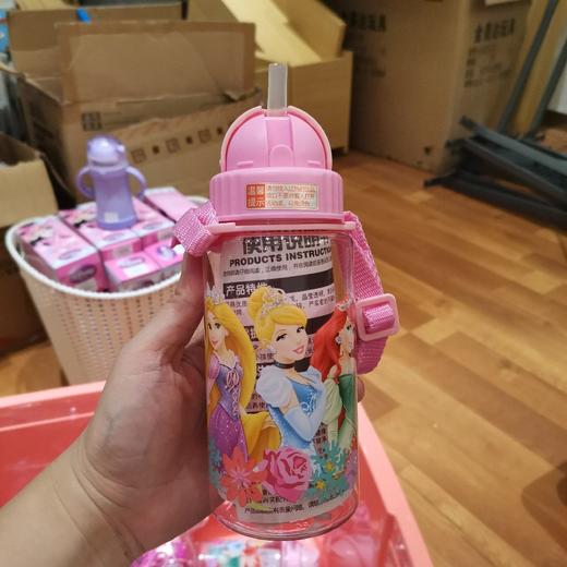 联众米妮系列时尚吸管杯/420ML/HM3168N/透明玫红 商品图3