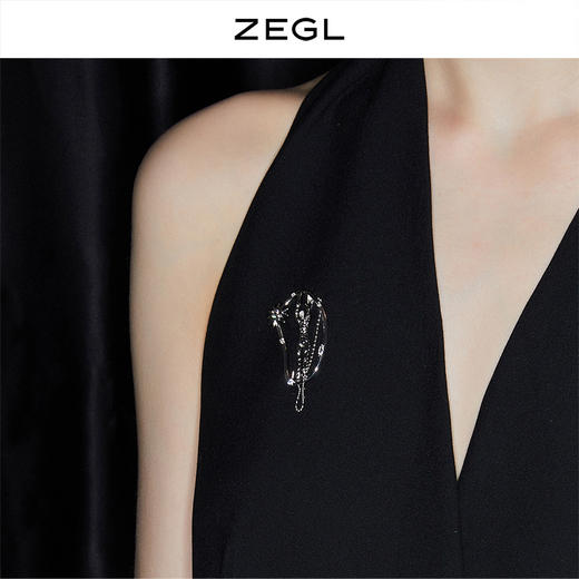 ZEGL设计师2021新款白日梦游胸针ins女潮个性复古西装别针配饰品 商品图4
