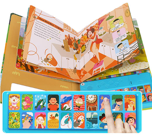 babygo妈妈测-乐乐趣发声书-我会念童谣-我会唱英文儿歌-我会读古诗-我会读ABC 商品图3