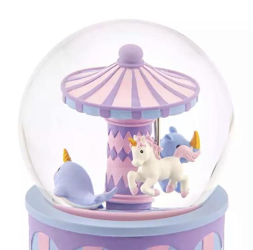 赞尔JARLL 独角兽游乐场水晶球 女孩女生八音盒水晶球八音盒生日情人圣诞礼物 七夕情人 商品图2