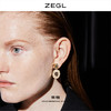 ZEGL不规则耳钉女高级感复古气质仿珍珠耳坠耳环925银针网红耳饰 商品缩略图2
