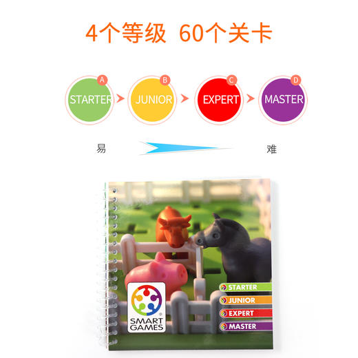 Smart Games爱思极智慧农场主 益智玩具桌游空间想象规划力 4岁+ 商品图3