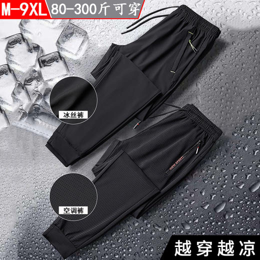 【行走的“空调”】冰丝空调速干裤 男女同款 速干透气 舒适清凉 冰丝面料 弹力十足 时尚百搭 耐磨抗皱 速干裤 商品图2