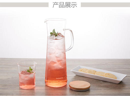 【多样屋专柜】多样屋竹风玻璃水具组－1100ml 商品图1