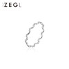 ZEGL随形波浪素圈麻花戒指女925纯银高级感指环时尚网红食指戒子 商品缩略图0