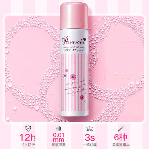 【娜丽丝防晒喷雾一般贸易】日本Naris3秒速干成膜清爽不闷痘敏感肌可用90g 商品图2
